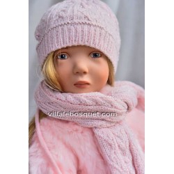 GÖTZ VESTE HIVERNALE ROSE - vêtement Götz pour poupées