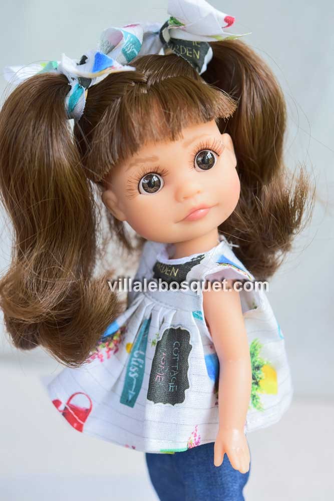 Poupée Fashion Girl Brune à tresses - Berjuan