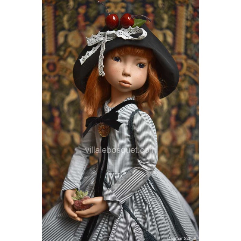Hinsemine, magnifique poupée d'artiste Zwergnase, 80 cm