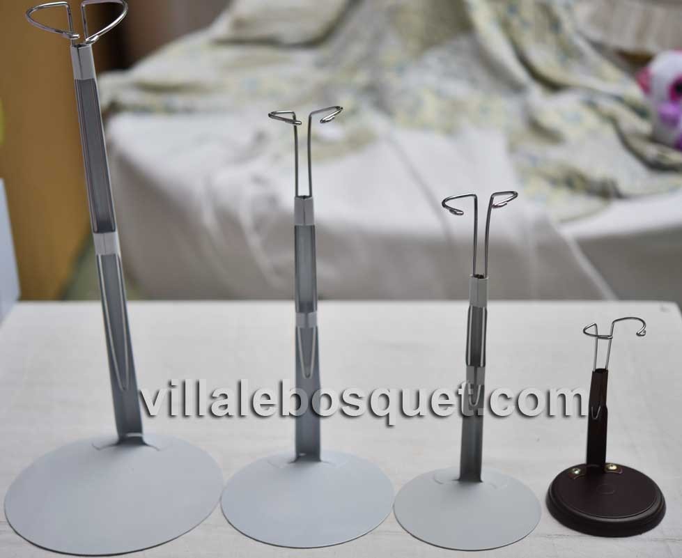 Lot De 8 Supports En Bois Pour Poupées Au Crochet - Avec Aiguille En Acier Inoxydable - Dimensions