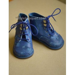 CHAUSSURES WAGNER EN CUIR BOTTINES USEES - chaussures de poupées