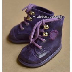 CHAUSSURES WAGNER EN CUIR BOTTINES USEES - chaussures de poupées