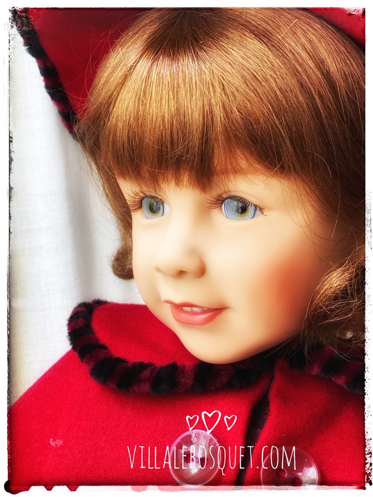 Poupée En Porcelaine Bijou Brigitte – 38 Cm, Blonde, Yeux Bleus, Vintage Allemagne