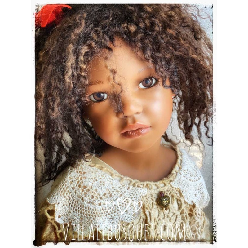 ROSHUAN Poupée souriante Reborn de 50,8 cm en vinyle lestée de la vie réelle comme