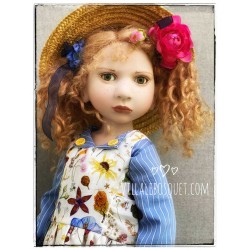 CLEMENTINE ZWERGNASE POUPEE D'ARTISTE COLLECTION RETRO