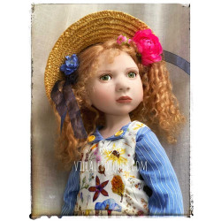 CLEMENTINE ZWERGNASE POUPEE D'ARTISTE COLLECTION RETRO