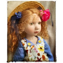 CLEMENTINE ZWERGNASE POUPEE D'ARTISTE COLLECTION RETRO