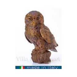 CHOUETTE - figurine de collection - animal en bois