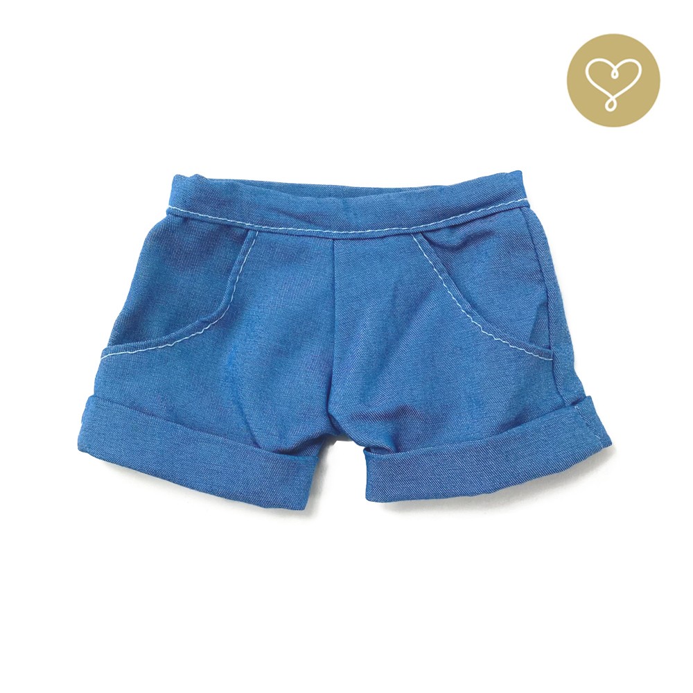 Short Gautier Languereau Pour Poupée Bleuette - Vêtement Vintage Fille - Fabrication Française