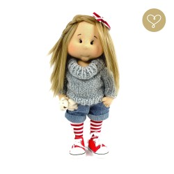 SHORT EN JEAN POUR LES POUPEES LULLU DOLLS