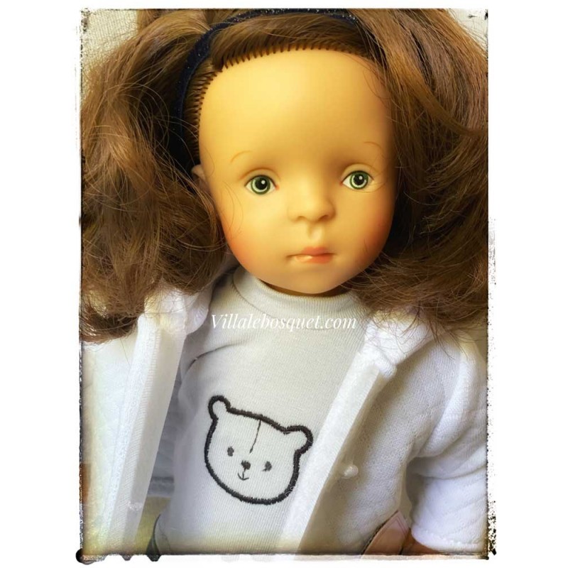 LA MINOUCHE PAULETTE - Poupée peinte par Sylvia Natterer-Studio doll