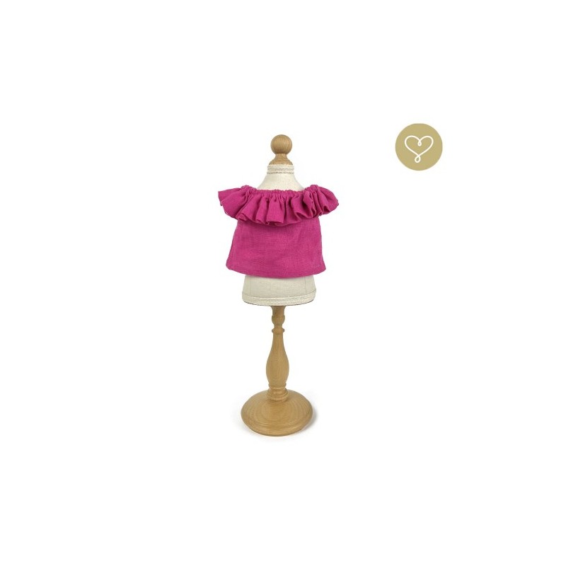 BLOUSE CARMEN POUR LES POUPEES LULLU DOLLS