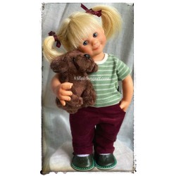 ALIX 1 POUPEE MÜLLER WICHTEL - poupée de collection de Rosemarie Müller