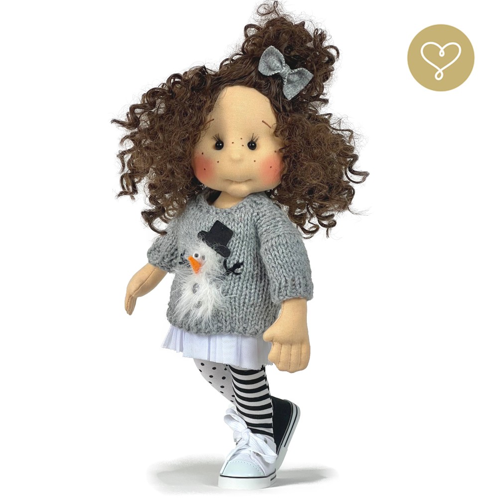 Loulotte / Aimé Black N°4. 24 CM Doll Creation Doll Black
