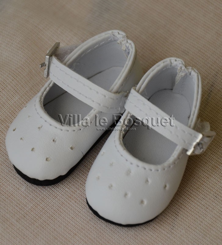 Mini Chaussures Pour Poupée 15-17 Cm – Paire Dorée Et Argentée – En Cuir PU Avec Dentelle Et Nœuds – Accessoire De Mode Pour Collection