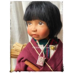 PEMA D'ANGELA SUTTER - poupée d'artiste unique, 48 cm