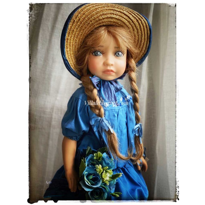 Enziane D'ANGELA SUTTER - poupée d'artiste unique, 48 cm