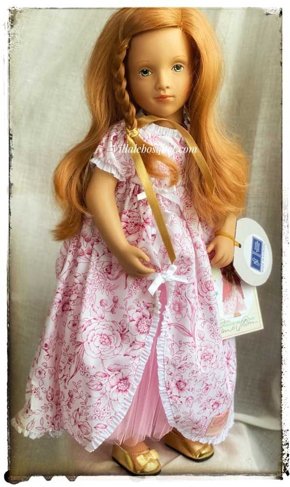 POUPÉE MINETTE EVA 27 CM PAR SYLVIA NATTERER - PETITCOLLIN 622709, VINYLE ARTISTIQUE