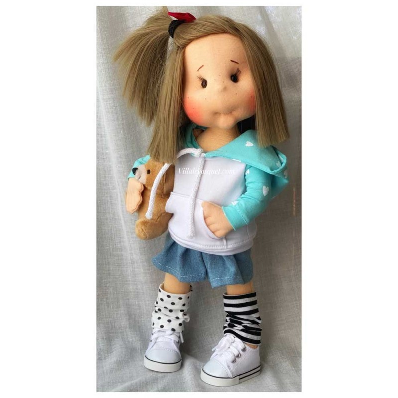 Lulludolls, high-quality fabric dolls, handmade in Poland.
