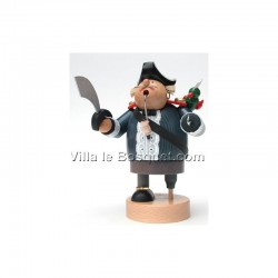 DECO MAISON CAPTAIN HOOK LE PIRATE - figurine en bois - cadeau decoratif