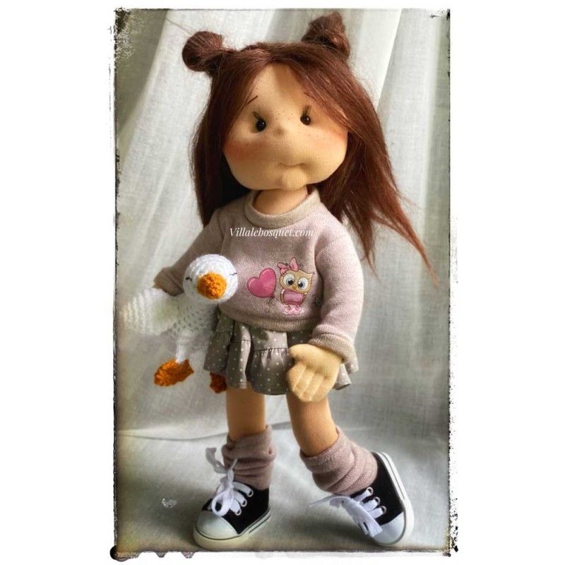 Lulludolls, high-quality fabric dolls, handmade in Poland.