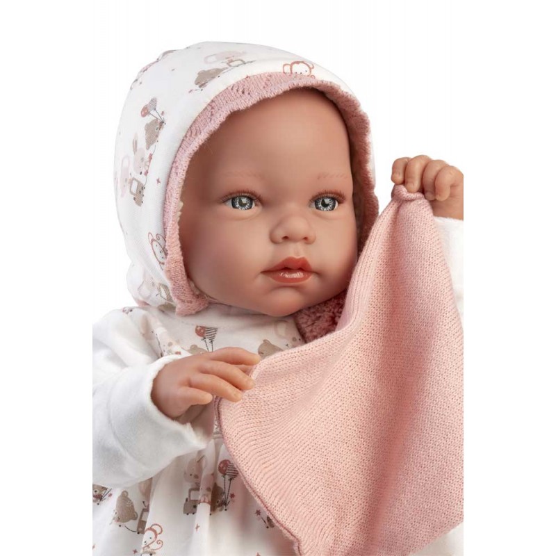 Poupée bébé - Llorens - 42 cm - Yeux Bleus - Corps Souple