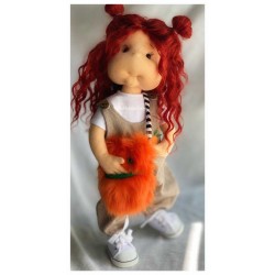 Lulludolls, high-quality fabric dolls, handmade in Poland.