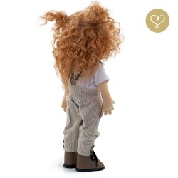 NELLY, 38 cm, Collectors doll with fingers, LULLU DOLLS CLOTH DOLL