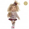 MIMI, 38 cm, Collectors doll with fingers, LULLU DOLLS CLOTH DOLL