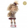 MIMI, 38 cm, Collectors doll with fingers, LULLU DOLLS CLOTH DOLL