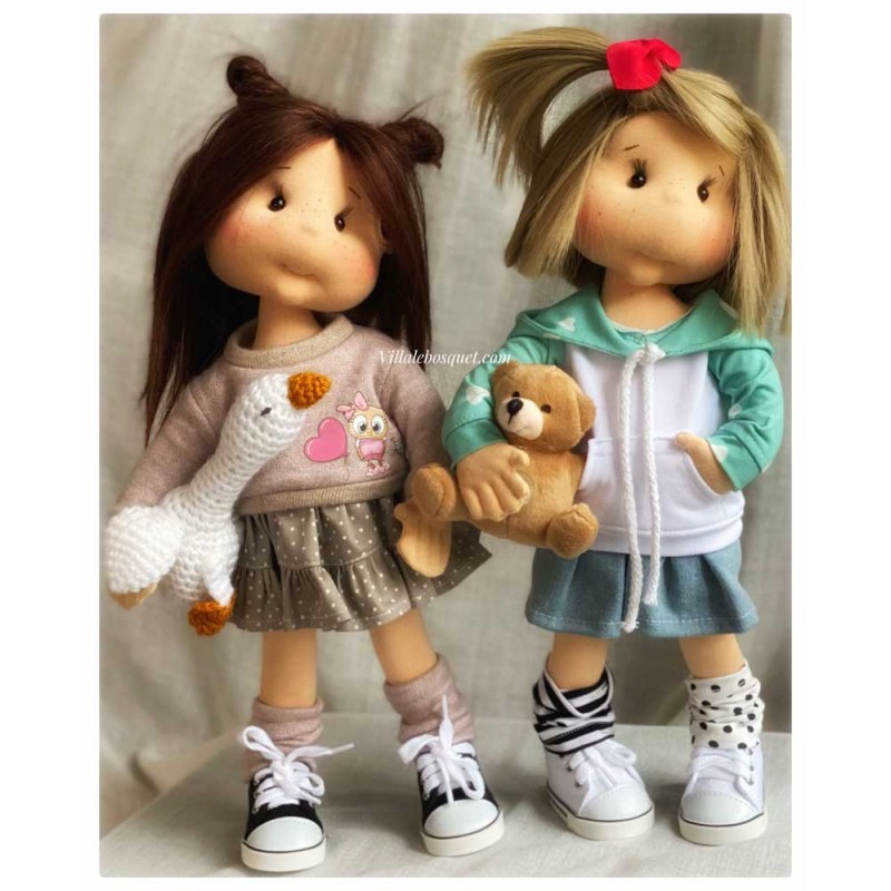Lulludolls, high-quality fabric dolls, handmade in