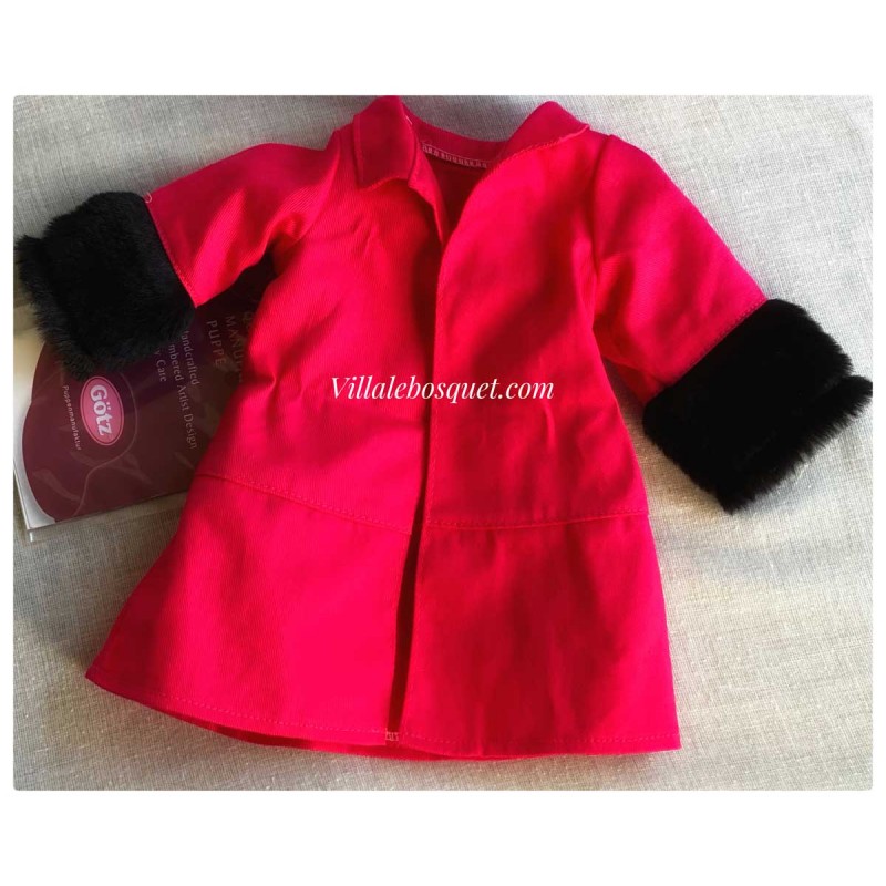 RED BLACK COAT UN-BOXED FOR HAPPY KIDZ DOLLS + HANNAH GÖTZ RED BLACK COAT UN-BOXED FOR HAPPY KIDZ DOLLS + HANNAH GÖTZ