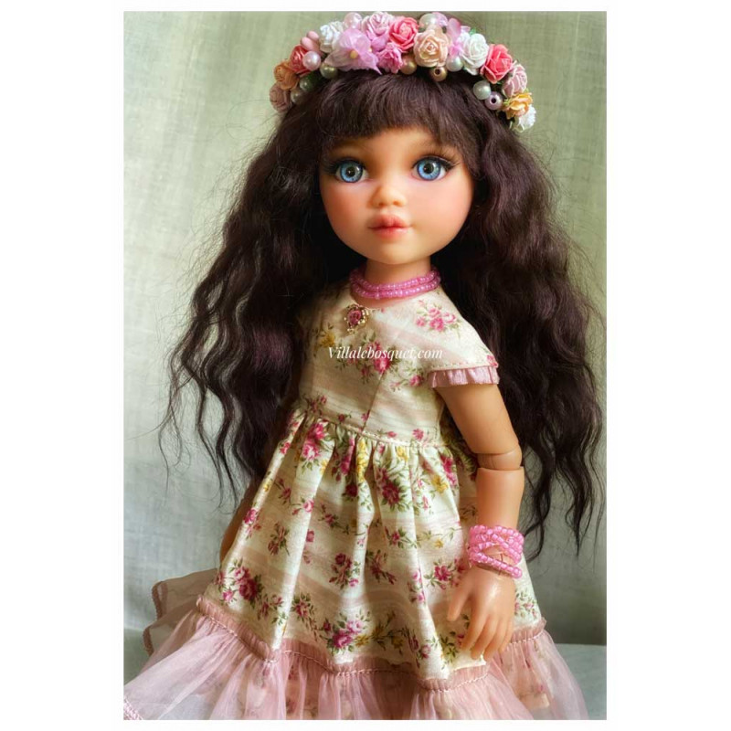 Robe de poupée Jumeau Bru avec capuche pour 45-50cm exklusive Doll