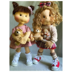 Lulludolls, high-quality fabric dolls, handmade in Poland.