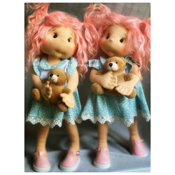 Lulludolls, Poupées à jouer en tissu de qualité supérieure, fabriquée à la main en Pologne.
