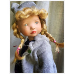 FRIEDA JUNIORDOLL ZWERGNASE - Poupée à jouer fabriquée en Allemagne