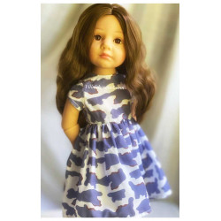 UN-BOXED SHORT OVERALLS FOR HAPPY KIDZ GOETZ DOLLS