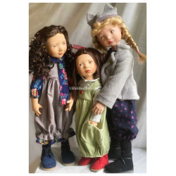 FRIEDA JUNIORDOLL ZWERGNASE - Poupée à jouer fabriquée en Allemagne