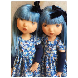 The superb artist dolls by Nicole Marschollek-Menzner for Zwergnase are on our website villalebosquet.com