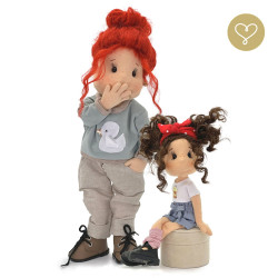 Lullu Dolls, Lullu Pocket Dolls, adorable play dolls made from high-quality fabric, handcrafted in Poland