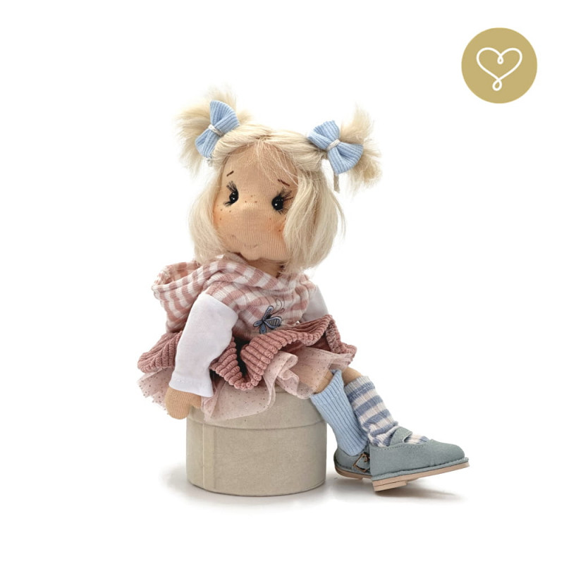 Lullu Dolls, Lullu Pocket Dolls, adorable play dolls made from high-quality fabric, handcrafted in Poland