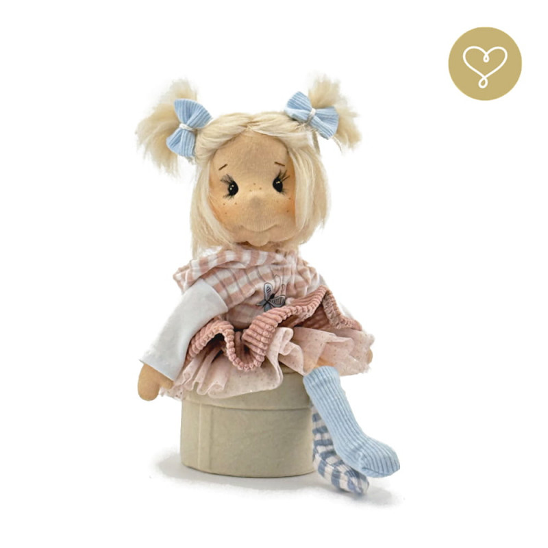 Lullu Dolls, Lullu Pocket Dolls, adorables poupées à jouer en tissu de qualité supérieure, fabriquée à la main en Pologne