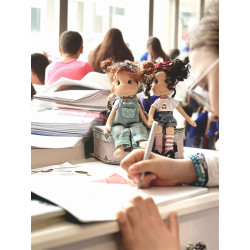 Lullu Dolls, Lullu Pocket Dolls, adorable play dolls made from high-quality fabric, handcrafted in Poland