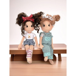 Lullu Dolls, Lullu Pocket Dolls, adorable play dolls made from high-quality fabric, handcrafted in Poland