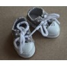 MINOUCHE TENNIS DE POUPEE GRIS 34 cm - chaussures de poupée 