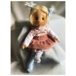 Lullu Dolls, Lullu Pocket Dolls, adorables poupées à jouer en tissu de qualité supérieure, fabriquée à la main en Pologne