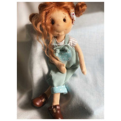 Lullu Dolls, Lullu Pocket Dolls, adorables poupées à jouer en tissu de qualité supérieure, fabriquée à la main en Pologne