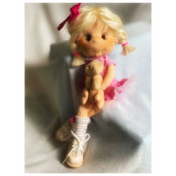 Lullu Dolls, Lullu Pocket Dolls, adorables poupées à jouer en tissu de qualité supérieure, fabriquée à la main en Pologne