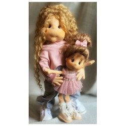 Lullu Dolls, Lullu Pocket Dolls, adorables poupées à jouer en tissu de qualité supérieure, fabriquée à la main en Pologne