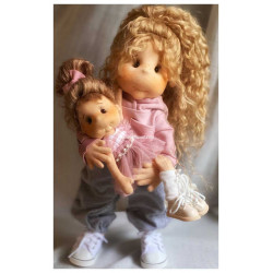 Lullu Dolls, Lullu Pocket Dolls, adorables poupées à jouer en tissu de qualité supérieure, fabriquée à la main en Pologne
